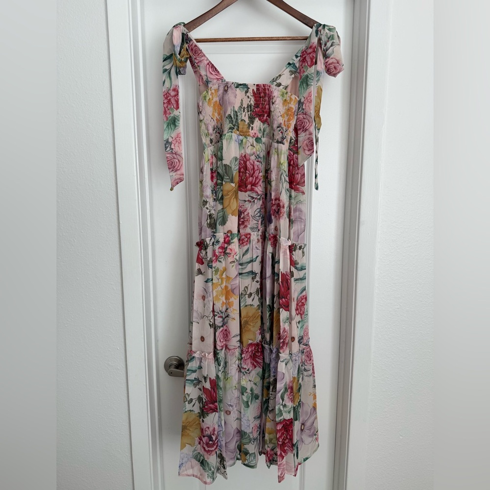 Baltic Born NWT Anita Maxi Dress Blush Stunning Multi Floral Maxi Dress - Picture 6 of 6